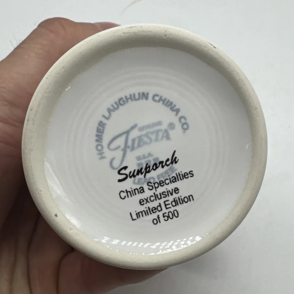 Fiesta China Specialties Sun Porch Tumbler
